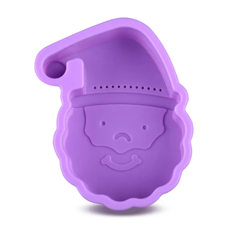 Силиконовая 3D форма для Рождественского торта в виде Санта-Клауса шоколада