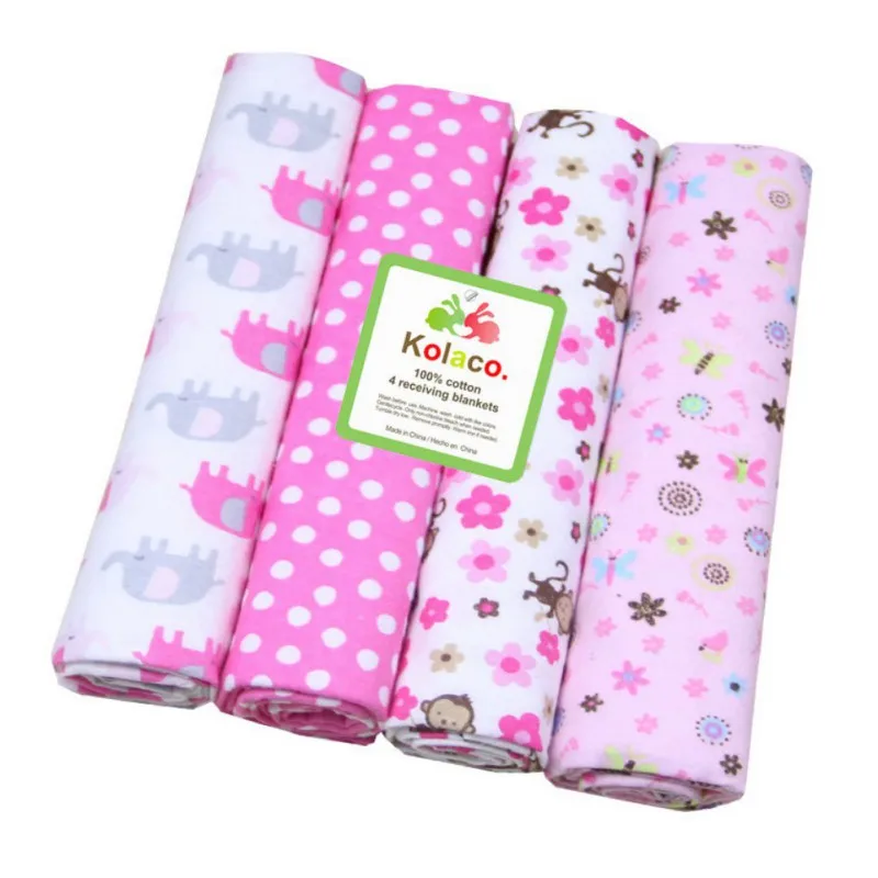 Муслиновые одеяла для новорожденных 4 шт./компл. хлопковые пеленки младенцев