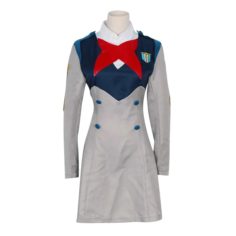 Anime DARLING in the FRANXX Cos HIRO ICHIGO Zero Two MIKU KOKORO School Uniform Cosplay Costume Set Halloween Outfit Accessories |