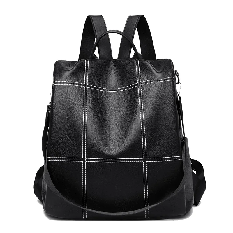 

Vento Marea Fashion Women Backpack Youth Leather Backpacks for Teenage Girls Female School Shoulder Bag Anti-theft Bagpack Purse