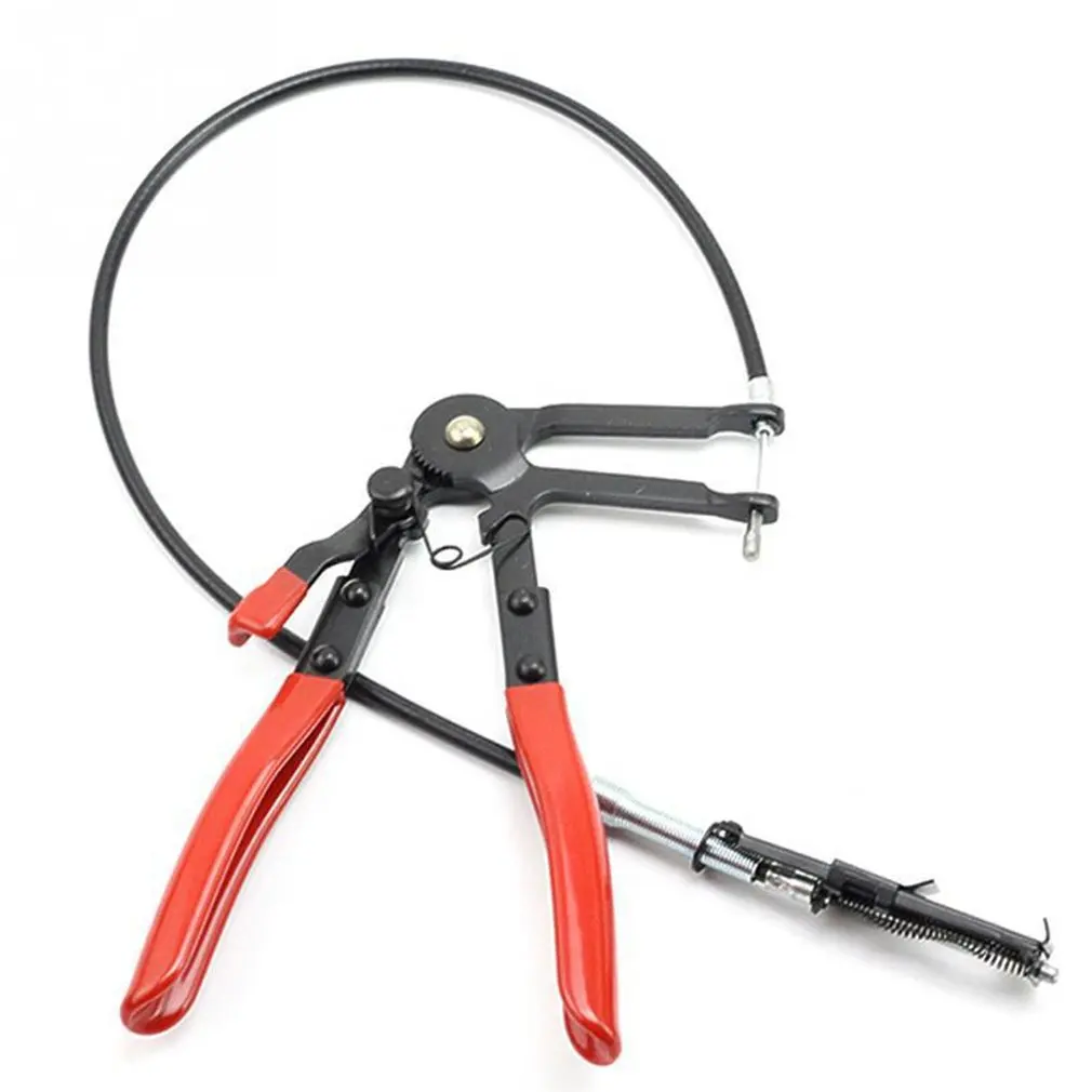 

New Cable Flexible Automotive Hose Clamps Car Pipe Clamp Clip Long Plier Straight Throat Tube Bundle Hose Clamp