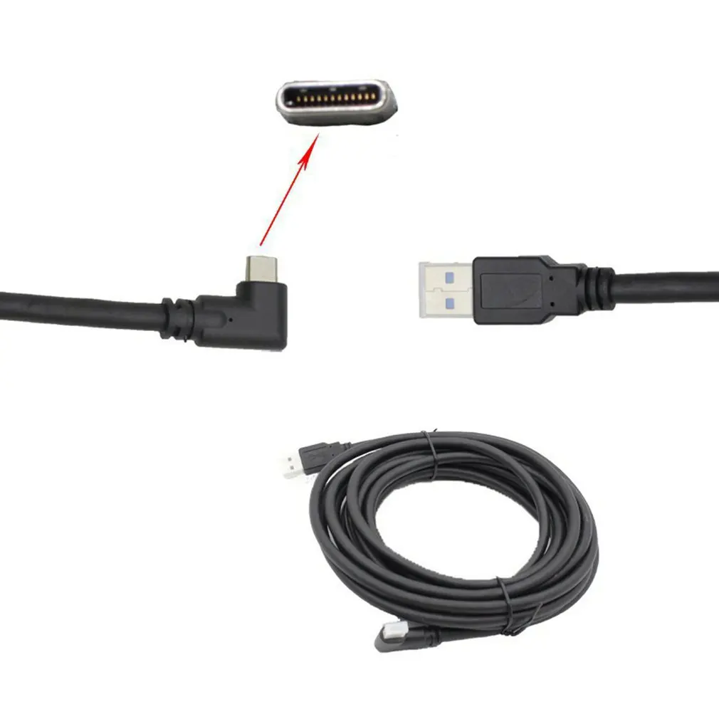 

Link Cable For Oculus Quest2 Virtual Reality Headset Type C To Type-A / USB 3.1 Data Transfer Charging Line