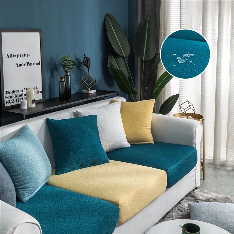 

Seersucker Sofa Covers For Living Room Non Slip Case For Sofa Quality Cover For Corner Sofa Polyester Couch Cover For Sofa Home