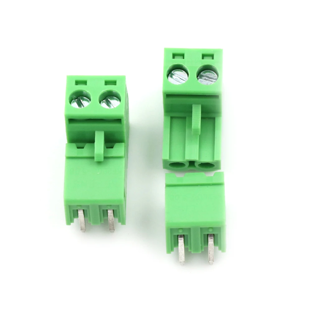 20шт 2 полюса/2Pin 300V 10A универсальный PCB 5 08 мм винтовой клеммный блок соединитель
