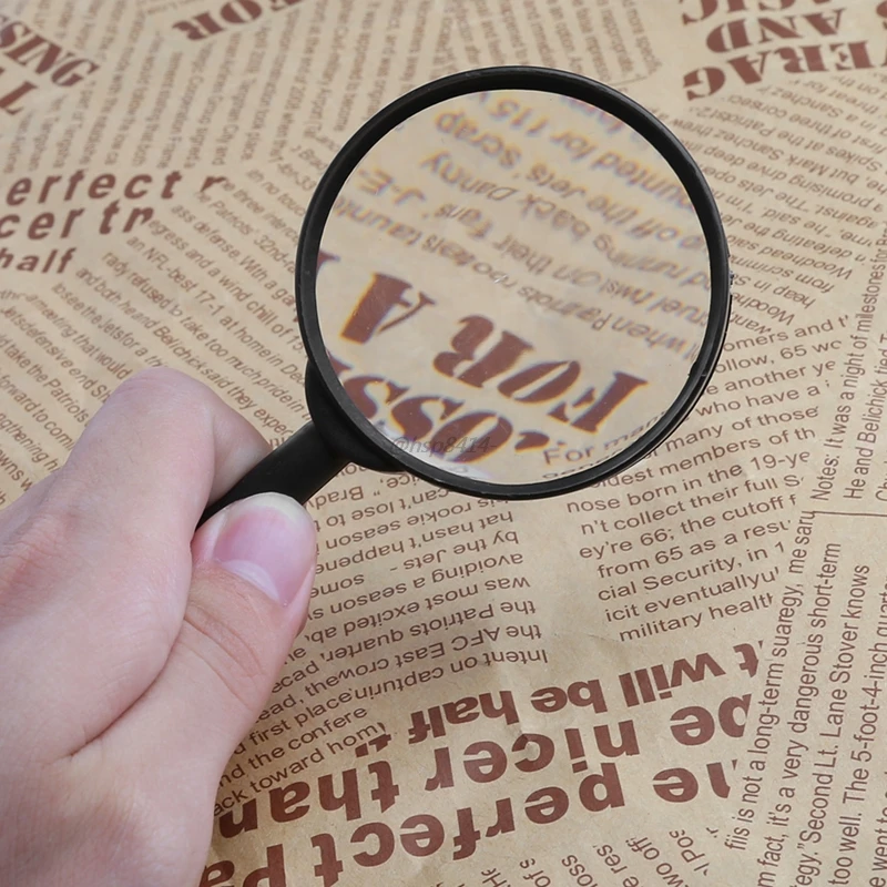 Magnifier 60mm Hand Held 5X Magnifying Loupe Reading Glass Lens Exquisite Workmanship For Inspecting Jewelry Checking Maps | Украшения и