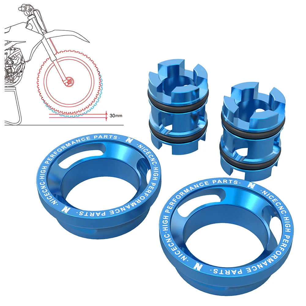 

NICECNC Motorcycle Fork Lowering Kit Lower 30mm For Husqvarna TE FE i TEI FEI 150 200 250 300 350 400 450 501 2017-2022 2020 19