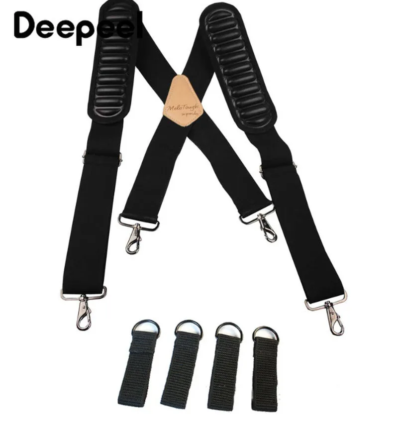 Мужские подтяжки Deepeel с воздушной подушкой 1 шт. 5 см * 120 наплечный ремень 4 крючка X