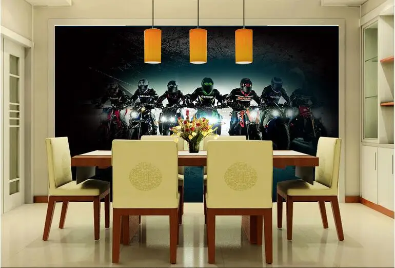 Ретро граффити мотоцикл гонки фон росписи локомотив вентилятор клуб