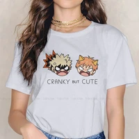 cranky but cute women tshirts fruits basket manga anime aesthetic vintage female clothing plus size cotton graphic short sleeve