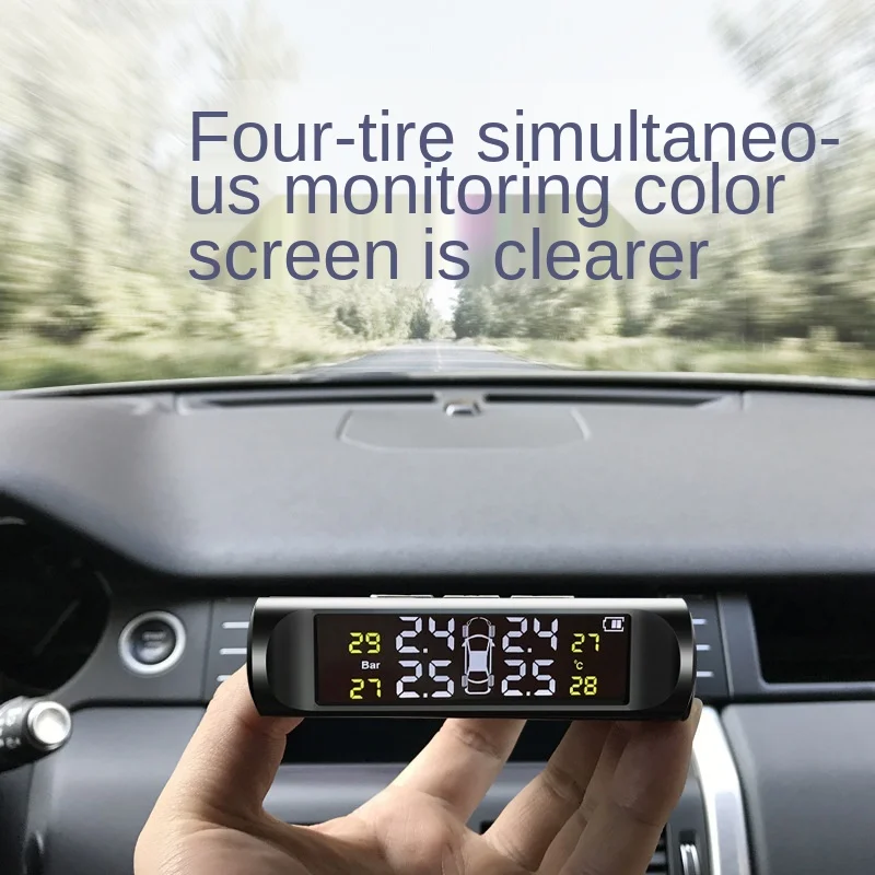 Встроенная беспроводная система контроля давления в шинах T2 на солнечной