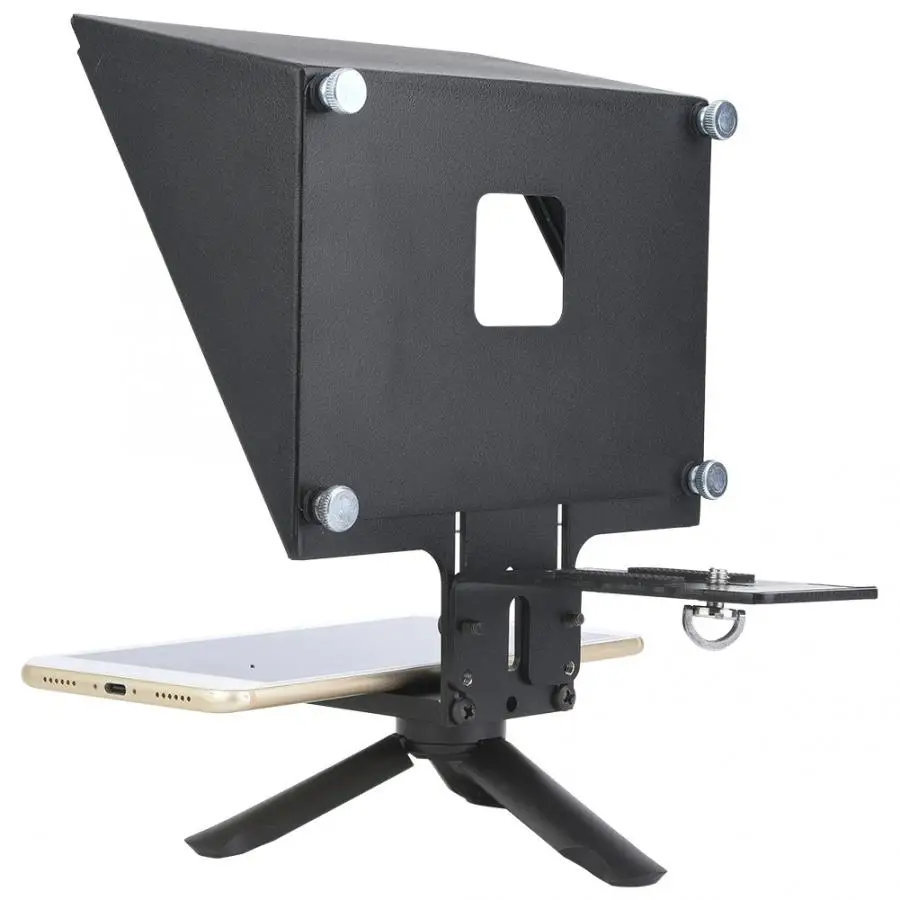 YS-ZX5 5 inch Portable Smartphone Teleprompter for DSLR Camera Wireless Control audio profesiona