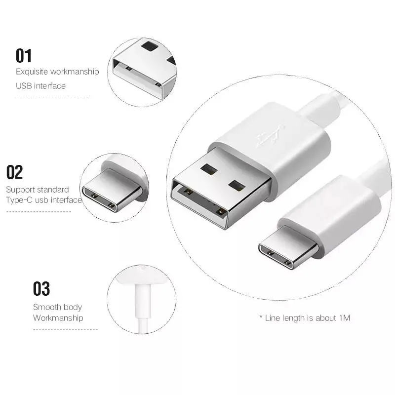 Быстрая зарядка 2A usb type C кабель для huawei P9 P10 Plus nova3e nova2 Plus honor v9 8 9 note8 v8 Play mate P20 pro P10