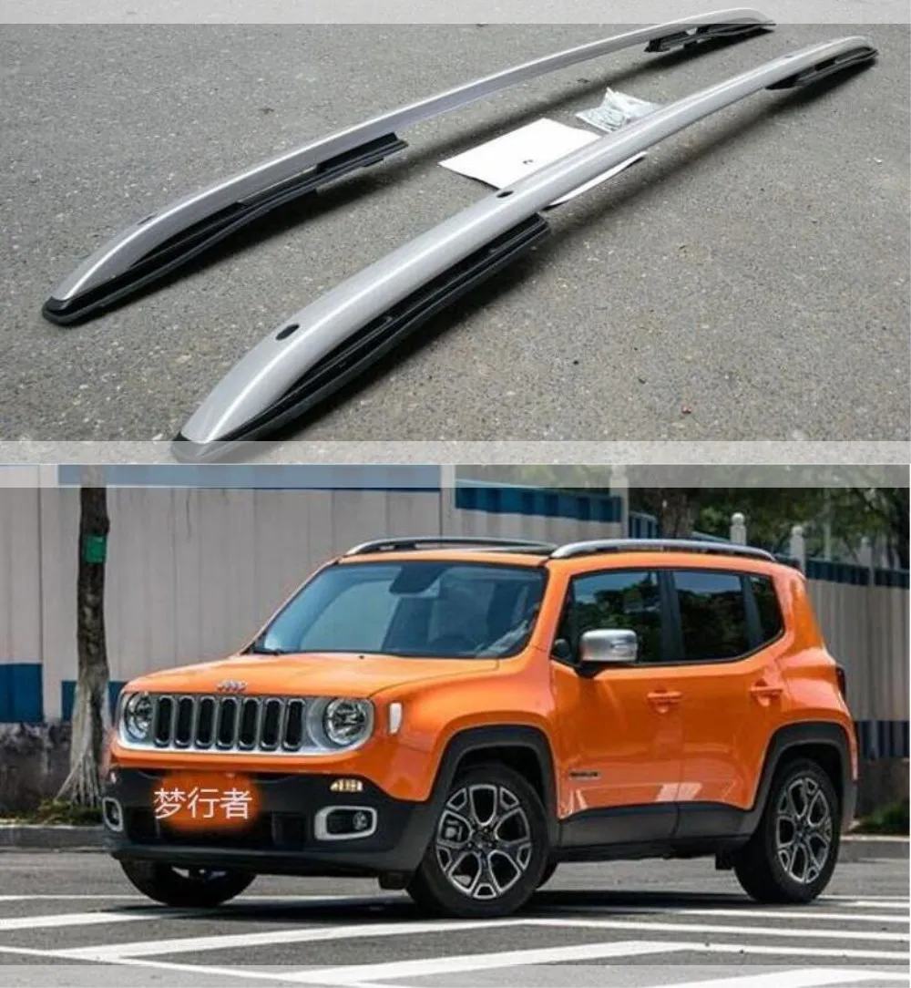 

High quality Aluminum alloy Car Roof Racks Luggage Rack Fits For JEEP Renegade 2016 2017 2018 2019 2020