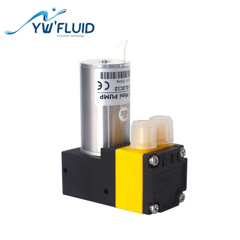 YWfluid электрическая мощность 12В/24В BLDC мини водяной и воздушный мембранные насосы