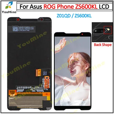 Новинка 6," для Asus ROG Phone ZS600KL/Z01QD крышка батареи запасные части для Asus ROG ZS600KL задняя крышка корпуса