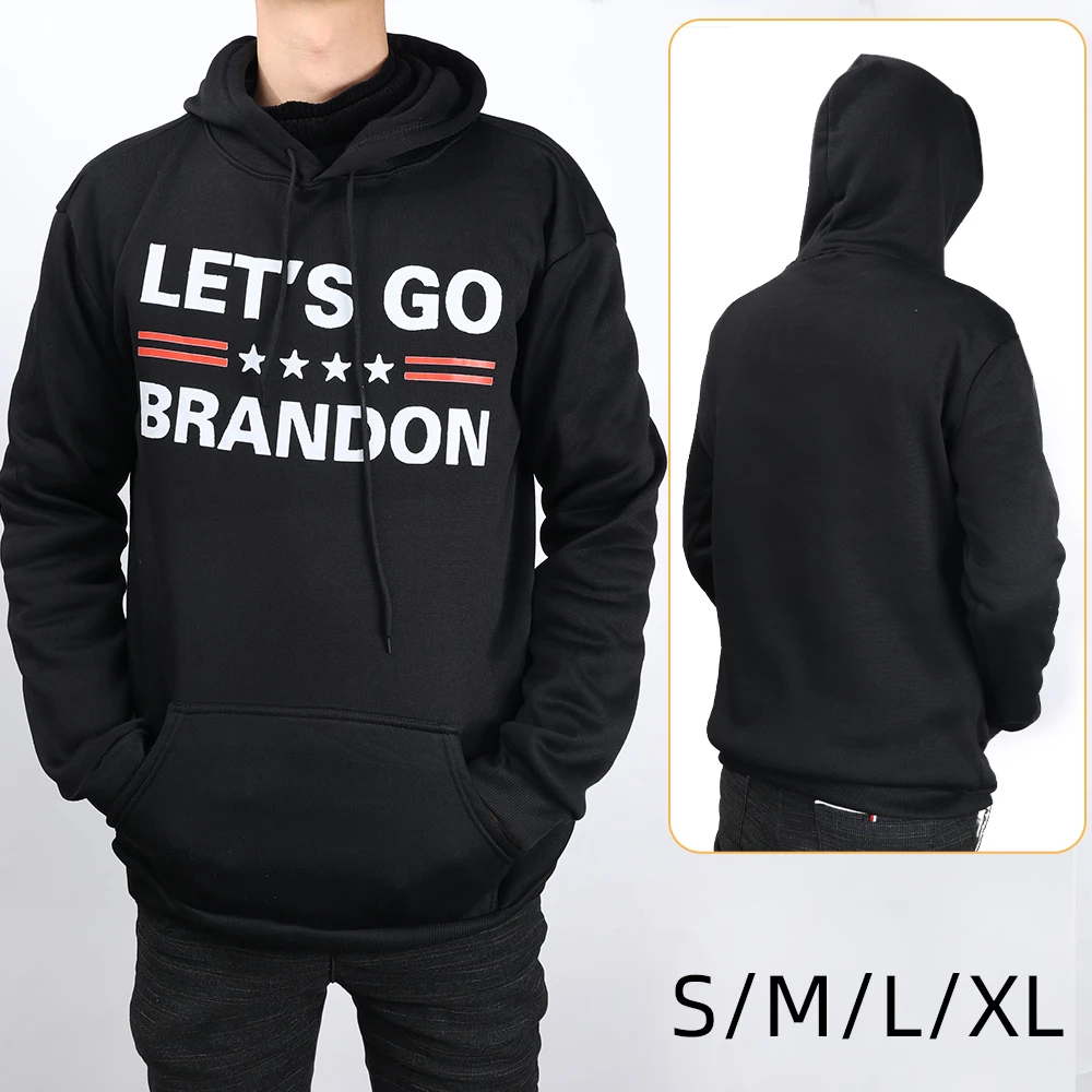 

Новинка 2021, модные толстовки с капюшоном и надписью «Let go», с принтом в виде Брэндона, мужские и женские толстовки с длинным рукавом, Повседневная Осенняя уличная одежда