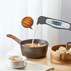 Портативный складной Цифровой Кухонный термометр, кулинарный градусник для мяса и барбекю, пищевой термометр зондовый пищевой термометр, термометр для барбекю