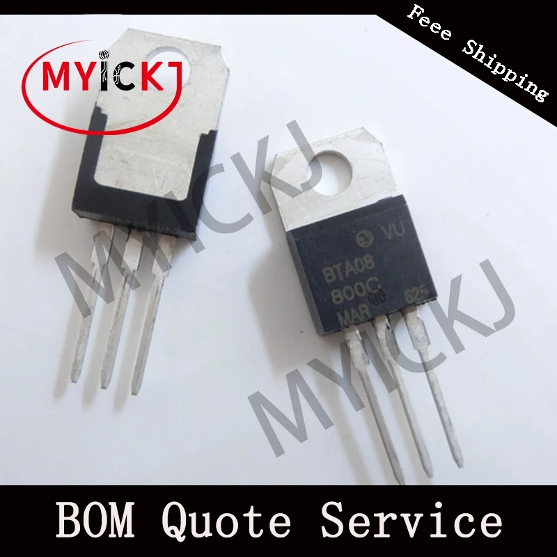 10 шт. BTA08-800C до-220 8A триакс микросхема | Лампы и освещение