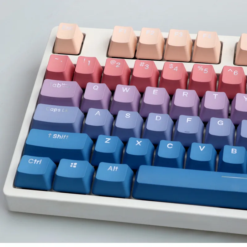108 клавиш PBT Keycap Set Крышки с подсветкой для игровых геймеров Крышка клавиатуры