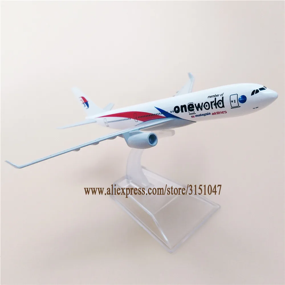 Воздушный One World авиалинии A330 Аэробус 330 Модель самолета сплав металла модель