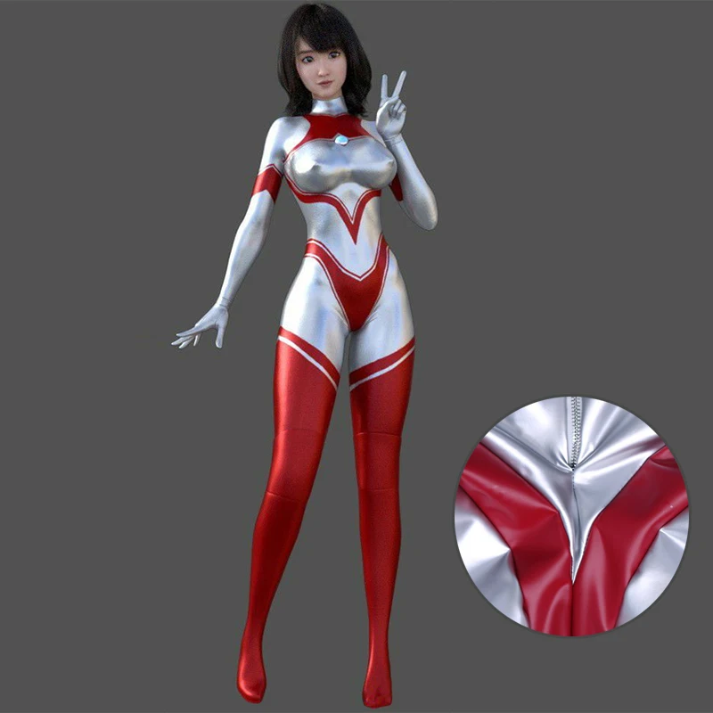 

Женский сексуальный женский комбинезон из искусственной латекса для косплея