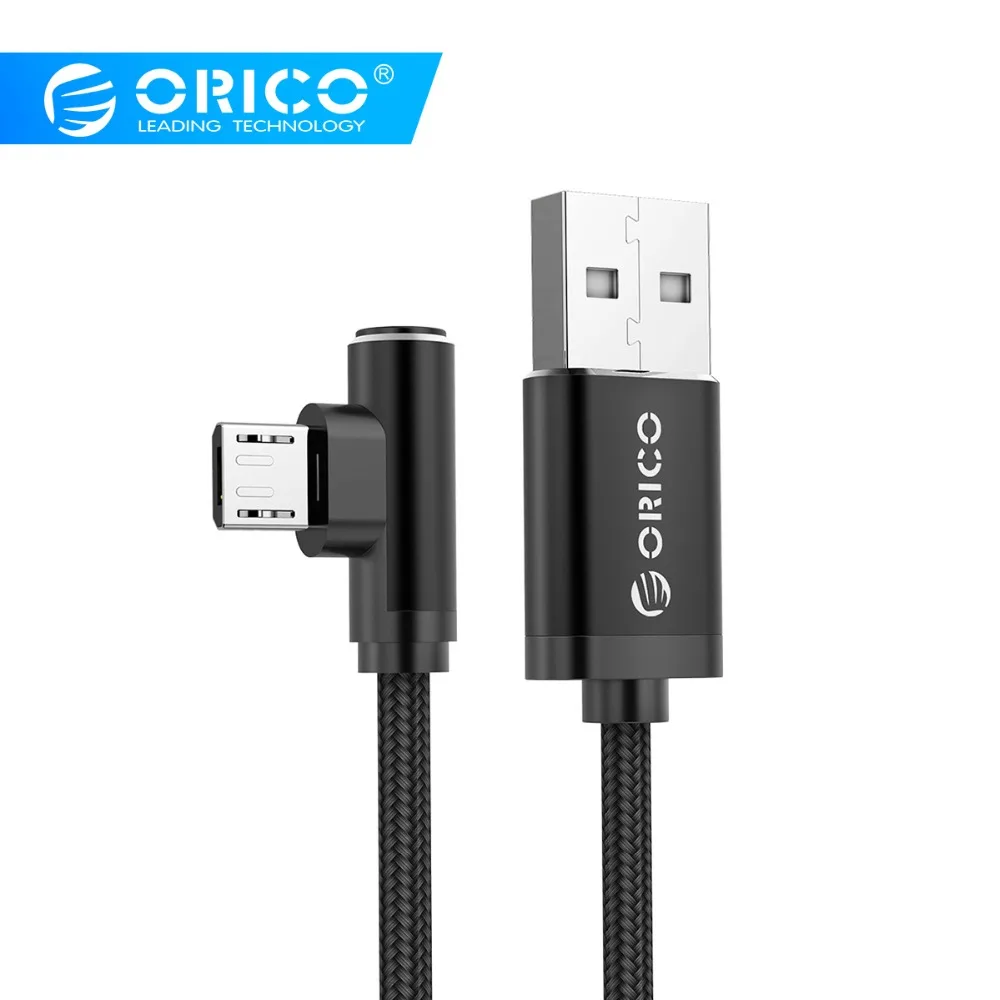 ORICO Micro usb кабель для зарядки 2.4A Быстрая зарядка USB кабель для передачи данных мобильный телефон зарядный кабель для samsung HUAWEI XIAOMI