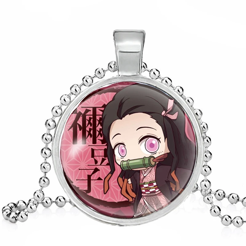 Новинка брелок для ключей Kimetsu No Yaiba Kamado Tanjirou косплей ожерелье женщин и мужчин