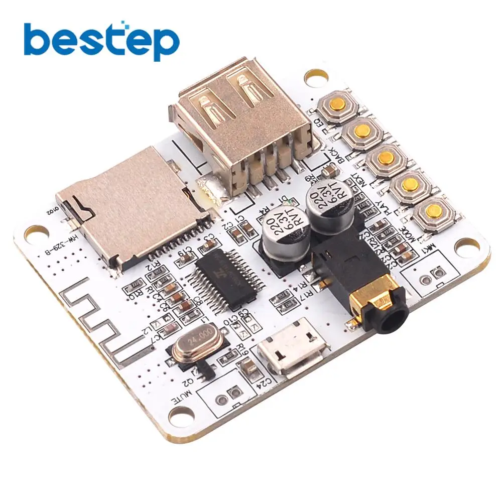 Bluetooth аудио приемник плата с USB TF слот для карты декодирования воспроизведения