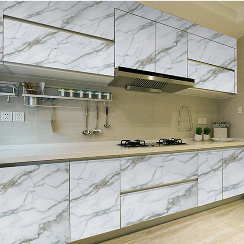 5M Кухня Мрамор свяжитесь Бумага ПВХ наклейки на стену настольные Ванная комната
