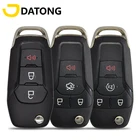 Datong мир корпус автомобильного ключа дистанционного управления чехол для Ford Focus Fusion MK2 Fiesta Explorer заменить флип ключ с HU101 лезвие