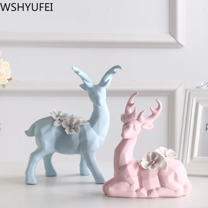 1 шт. 3 фарфоровая статуя слона домашний декор украшения для комнаты Современное