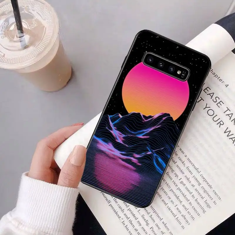 Beautiful purple scenery Phone Case luxury brand case for samsung galaxy S8 S9 S10e S20 PLUS J6 J600 cases cover