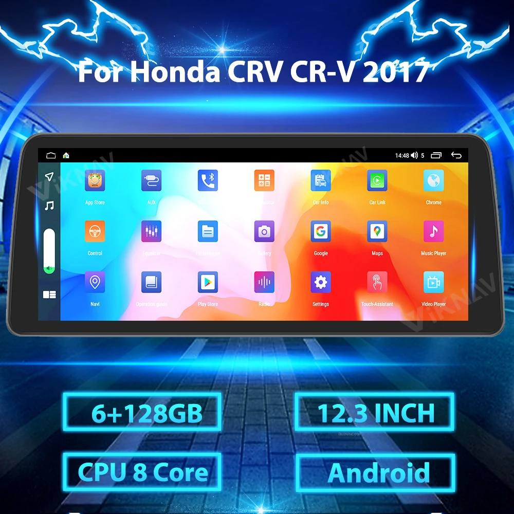 Автомагнитола 2 Din GPS-навигатор для Honda CRV CR-V 2017 Android DVD мультимедиа видео