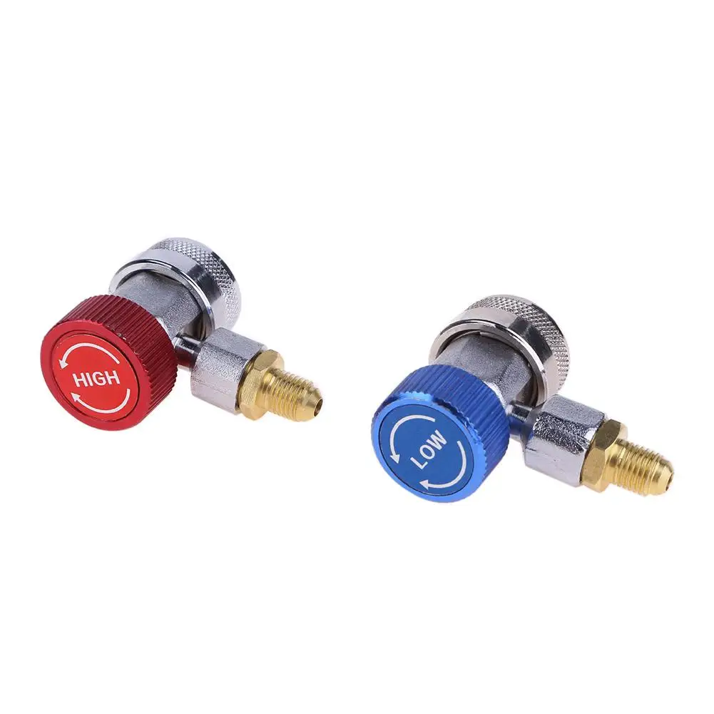 

AC Air Conditioning R134A Coupling Adjustable Quick Reliable Safe Effectively Connector High Low Voltage Plug Adapter