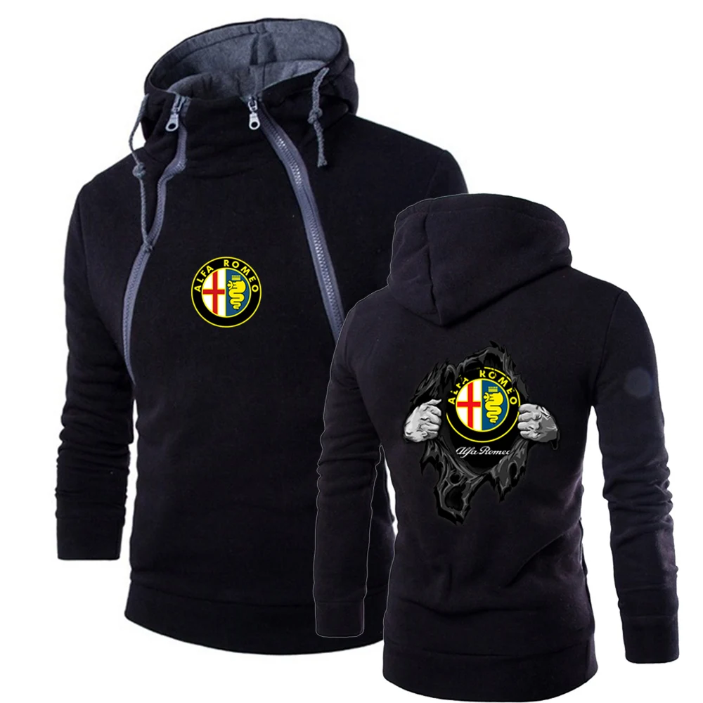 

2022 New Alfa Romeo Logo Leisure Men Pullover Hoodies Comfortable Hooded Sweatshirt Classic Tracksuit Warm Slim Tops