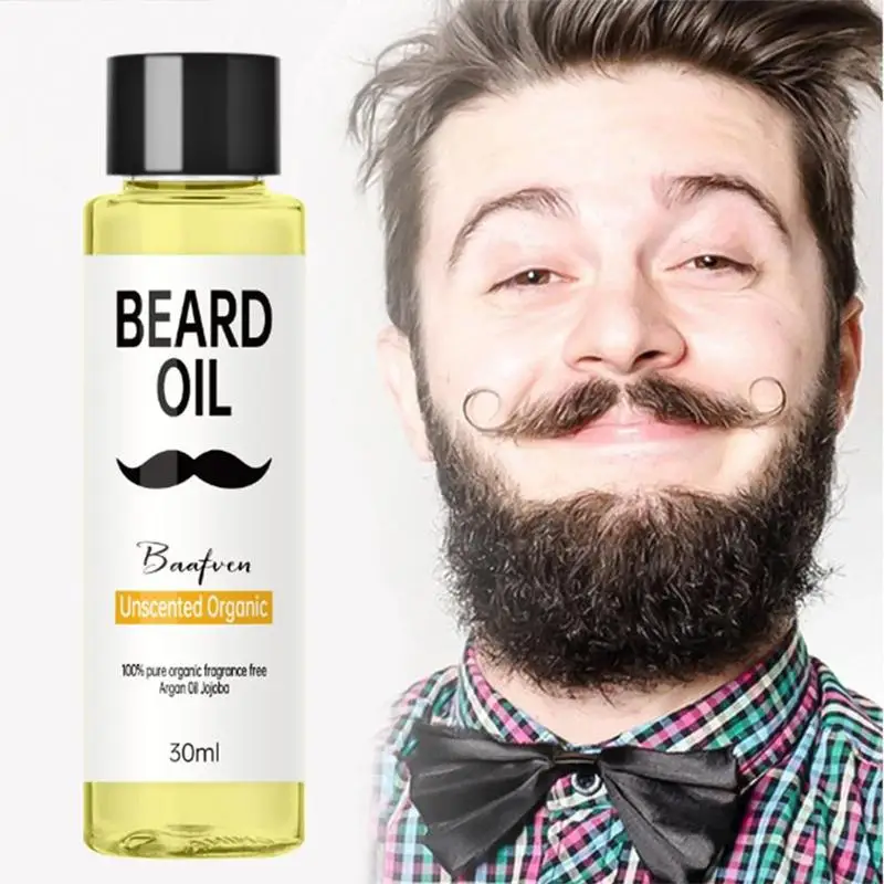 

30ML Beard Oil For Beard Growth 100% Organic Beard Oil Hair Growth For Man Moisturizing Smoothing Care Beauty Products