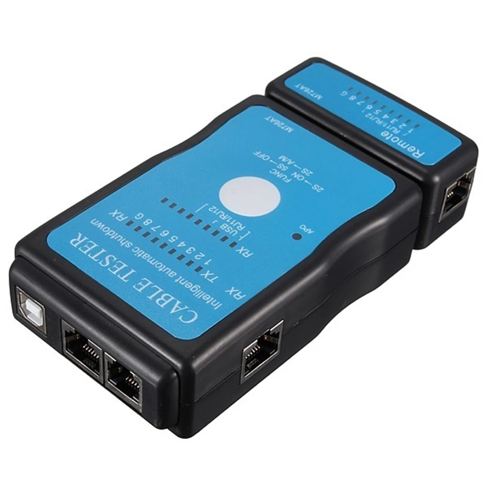 

RJ45 RJ11 Intelligent Network Ethernet Cable Tester Breakdown Test Auto Scan Portable LAN USB Automatic Shutdown