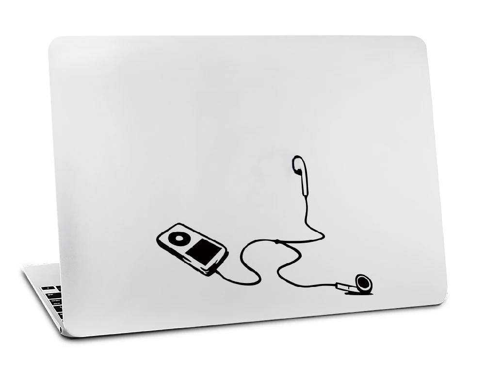 DJ наушники еды стикеры чехол для Macbook кожи Air 11 13 Pro 13 15 17 retina ноутбук винил пародия наклейка - Цвет: G3027