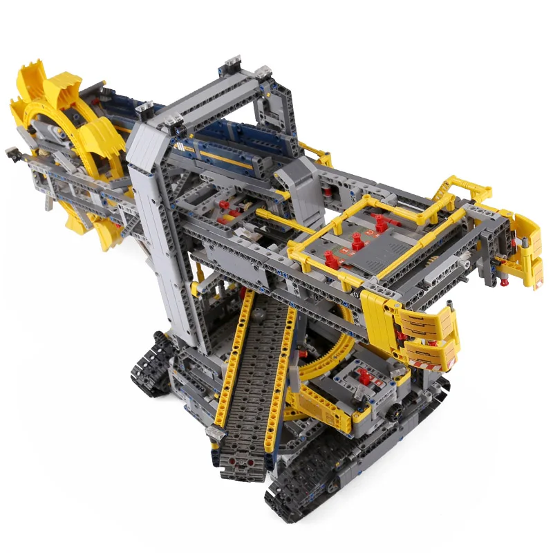 DHL 20015 Technic Машинки Игрушки 42055 ковшовый колесный экскаватор набор строительных блоков Кирпичи Развивающие детские рождественские игрушки, подарки