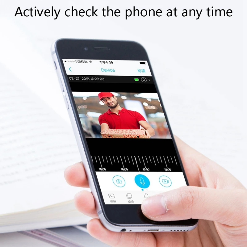 

Wireless Bell WiFi Doorbell Video Phone Door Bell Visual Intercom Homesecurity HD Camera Wireless Call for Home Hotel