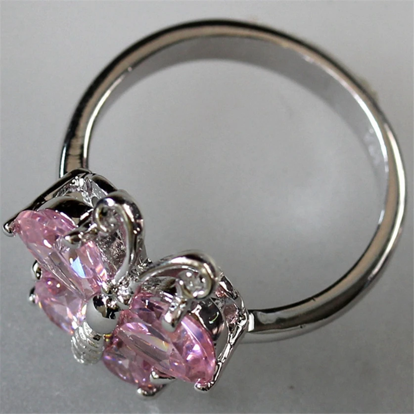 Модные Роскошные обручальные кольца flenz Esme для благородных женщин розовый