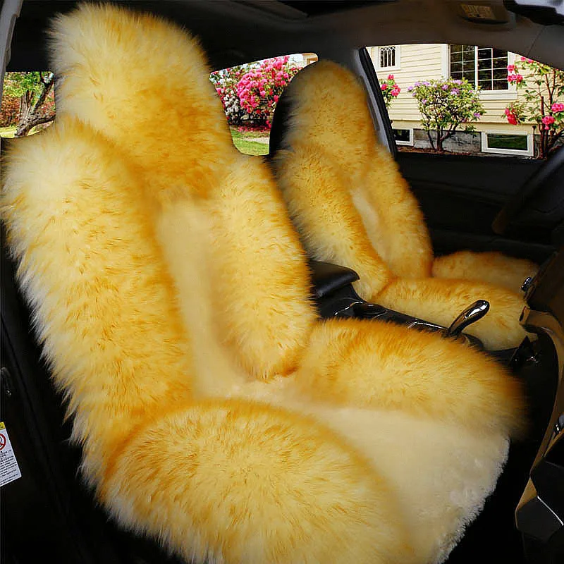 1 Piece Winter Car Seat Cover Soft Long Fur Warm Auto Front Seat Cushion for Men Women Car Interior Styling Accessories 1 Piece Winter Car Seat Cover Soft Long Fur Warm Auto Front Seat Cushion for Men Women Car Interior Styling Accessories