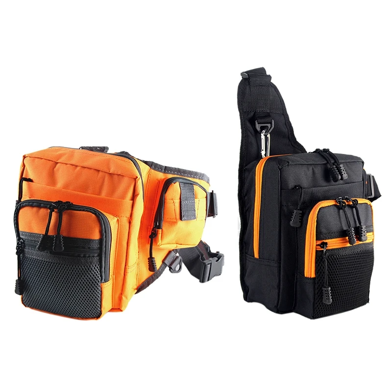 

Fishing Bag Waterproof Fishing Rod Cover Bag Large Capacity Fishing Reel Lure Tackle Bag Outdoor Shoulder Bags