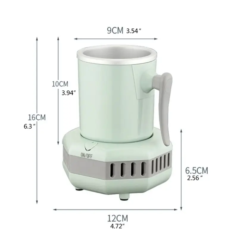 

Home Office Smart Desktop Fast Cooling Cup Party Drink Cooler Beverage Mug Cooler For Water Milk Beer Cocoa Coffee H05F