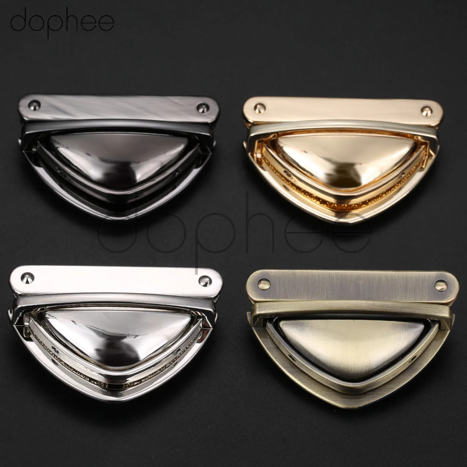 Dophee 1 комплект замок застежка застежки пряжки для кожаной сумки чехол сумочка