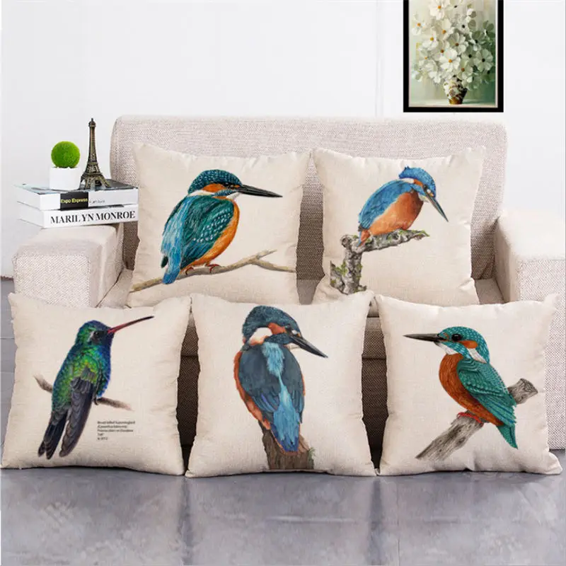 Рождественские украшения для дома домашний декор 45 см X подушки с рисунком птицы