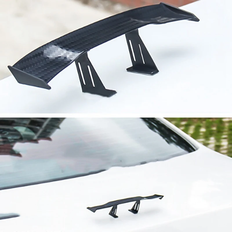 17 см модель из углеродного волокна Twill Look GT Tiny Mini Racing задний маленький крыло