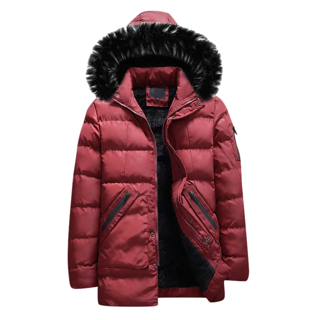 SAGACE 2020 Новая модная зимняя мужская куртка с длинными рукавами утолщенная теплая