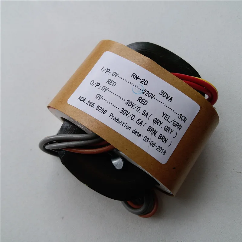 Трансформатор сердечника 30 в 220 А а R ВА с выходом экрана для ЦАП плата