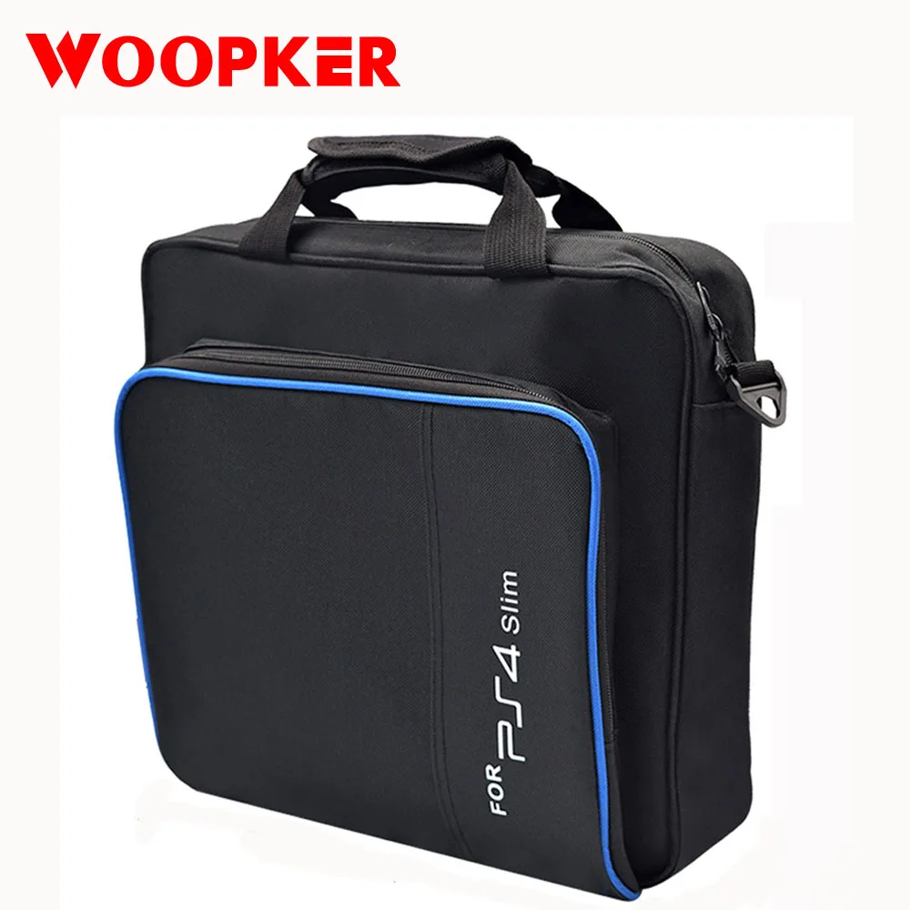 

For PlayStation 4 Slim Game Sytem Bag Original Size For PS4 /Slim/ Pro Console Protect Shoulder Carry Bag Handbag Canvas Case